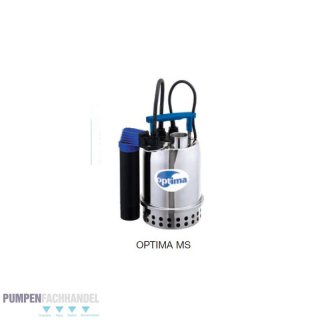Edelstahl Schmutzwasserpumpe Typ OPTIMA MS 0,25 KW mit Magnetschalter